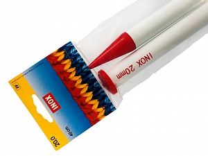 Inox Knitting Needles 20 mm (US 35)