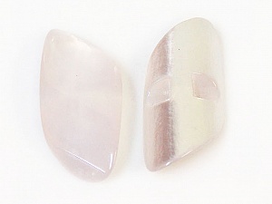 White 5 Buttons - 4cmx2cm