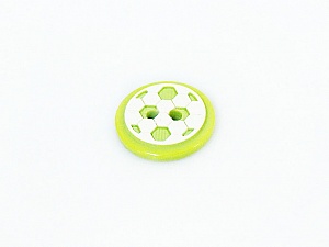 Green 5 Ball Figure Buttons 14 mm diameter