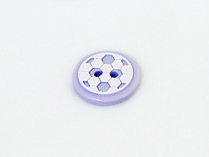 Lilac 5 Ball Figure Buttons 14 mm diameter