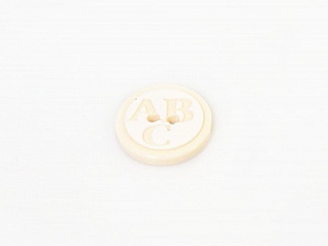 Krem 5 ABC Figure Buttons 15 mm diameter