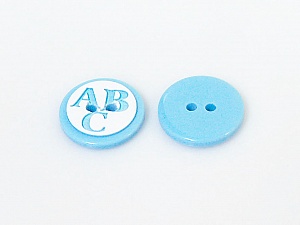 Mavi 5 ABC Figure Buttons 15 mm diameter