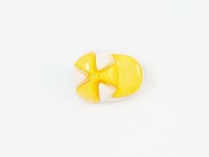 Sarı Beyaz 5 Cap Figure Buttons 15mm long