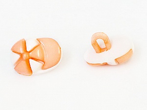 Beyaz Açık Somon 5 Cap Figure Buttons 15mm long