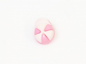 Beyaz Pembe 5 Cap Figure Buttons 15mm long