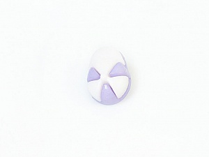 Beyaz Leylak 5 Cap Figure Buttons 15mm long