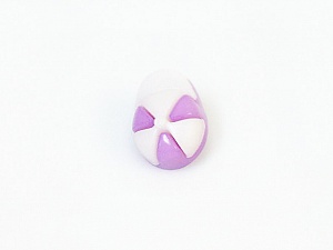 Beyaz Lavanta 5 Cap Figure Buttons 15mm long