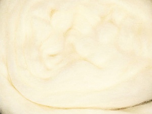 Ecru Needle Felting Wool
