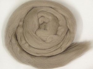 Dark Beige Needle Felting Wool