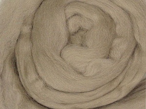 Dark Beige Needle Felting Wool