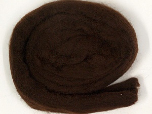 Koyu Kahverengi Needle Felting Wool