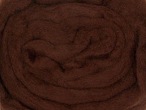 Brown Needle Felting Wool