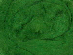 Grass Green Needle Felting Wool