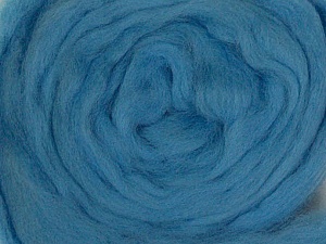 Light Blue Needle Felting Wool