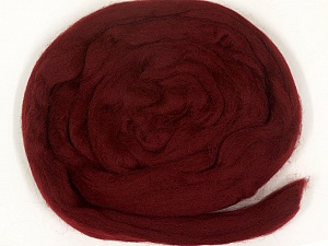 Burgundy Needle Felting Wool