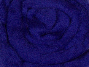 Koyu mor Needle Felting Wool