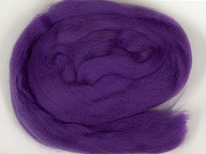 Purple Needle Felting Wool