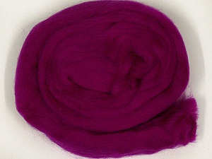 Fuchsia Needle Felting Wool