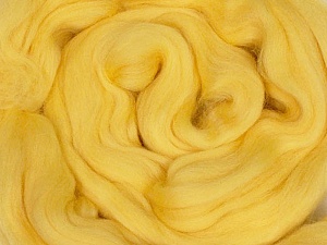Yellow Needle Felting Wool