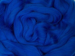 Blue Needle Felting Wool