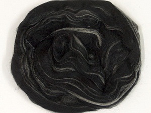 Krem Siyah Needle Felting Wool