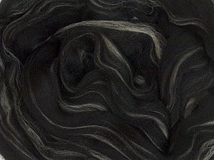 Krem Siyah Needle Felting Wool
