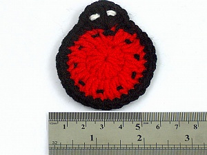 Knitted Accessory - Animal Figure Ladybird
