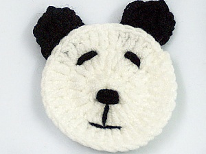Knitted Accessory - Animal Figure Panda