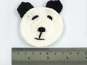 Knitted Accessory - Animal Figure Panda