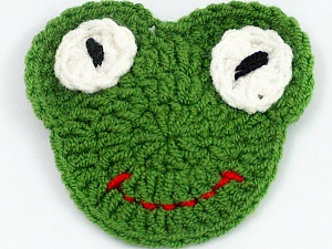Knitted Accessory - Animal Figure Frog