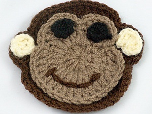 Knitted Accessory - Animal Figure Monkey