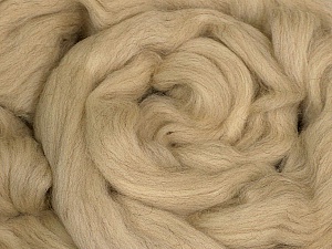 Krem melanj Needle Felting Wool
