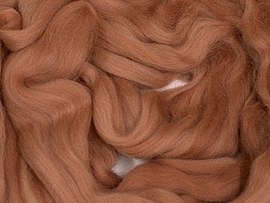 Rose Brown Needle Felting Wool