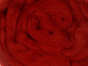 Koyu kırmızı Needle Felting Wool