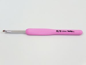 Tulip Etimo Rose Steel Crochet Hook with Soft Grip .