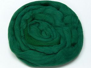 Koyu yeşil Needle Felting Wool