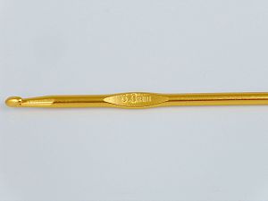 Color Aluminum Crochet Hooks - 15 cm 6 mm (US 10)