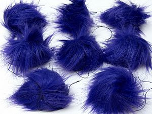 Mor 8 Faux Fur PomPoms