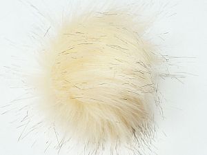 Krem Kahverengi 8 Faux Fur PomPoms