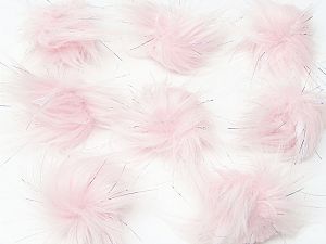 Bebe Pembesi 8 Faux Fur PomPoms