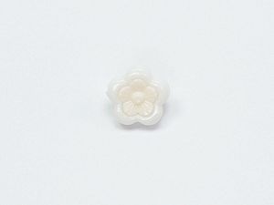 Beyaz Krem 5 Flower Figure Buttons 15mm long