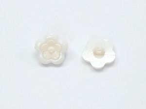 Beyaz Krem 5 Flower Figure Buttons 15mm long