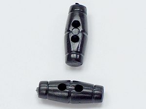 Siyah 5 Shepherd Buttons 15mm long