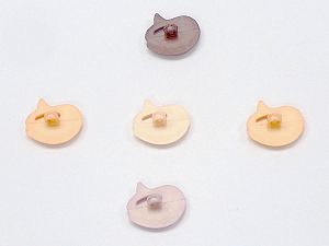 Karışım 5 Dolphin Figure Buttons 15mm long