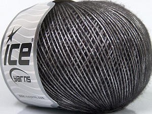 Lüks İplik Gümüş Mor Natural Yarn