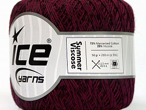 Summer Viscose Maron