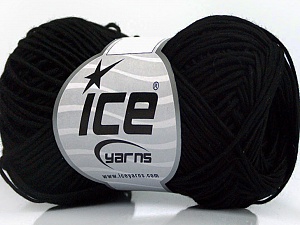 Sale Yazlık İplikler Siyah Linen Bamboo