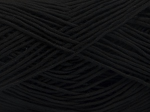Sale Yazlık İplikler Siyah Linen Bamboo