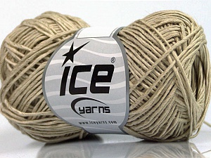 Sale Yazlık İplikler Bej Linen Bamboo