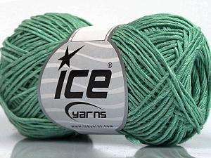 Sale Yazlık İplikler Nane Yeşil Linen Bamboo